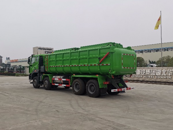 8x4重汽豪瀚【25立方】廂式污泥運輸車(chē)|污泥自卸車(chē)