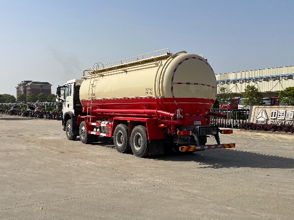 8x4重汽豪沃SGZ5312GFLZZ6T5型粉罐車(chē)/油田專(zhuān)用下灰罐車(chē)/固井水泥罐車(chē)