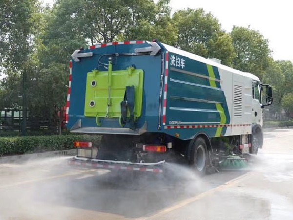 中國重汽湖北華威制造｜華威馳樂(lè )牌SGZ5189TXSZZ6T5洗掃車(chē)｜道路污染清除車(chē)｜華威馳樂(lè )牌SGZ5189TXSZZ6T5L洗掃車(chē)